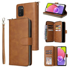 For Samsung Galaxy A03s EU Version / Brown