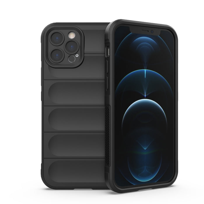 Magic Shield TPU + Flannel Phone Case, For iPhone 12 Pro, For iPhone 12 Pro Max