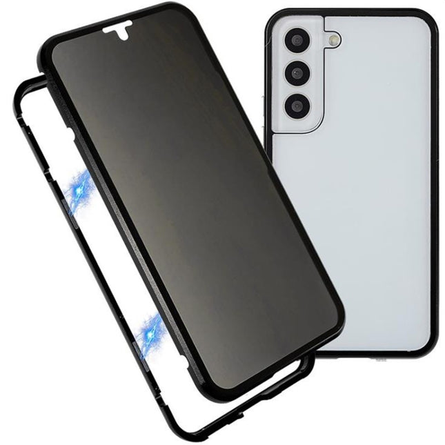 Anti-peeping Magnetic Double-sided Tempered Glass Phone Case, For Samsung Galaxy S21 5G, For Samsung Galaxy S21+ 5G, For Samsung Galaxy S21 Ultra 5G
