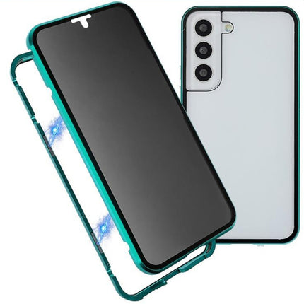 Anti-peeping Magnetic Double-sided Tempered Glass Phone Case, For Samsung Galaxy S21 5G, For Samsung Galaxy S21+ 5G, For Samsung Galaxy S21 Ultra 5G