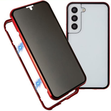 Anti-peeping Magnetic Double-sided Tempered Glass Phone Case, For Samsung Galaxy S21 5G, For Samsung Galaxy S21+ 5G, For Samsung Galaxy S21 Ultra 5G