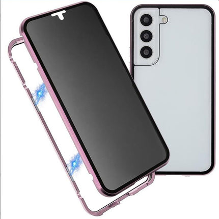 Anti-peeping Magnetic Double-sided Tempered Glass Phone Case, For Samsung Galaxy S21 5G, For Samsung Galaxy S21+ 5G, For Samsung Galaxy S21 Ultra 5G