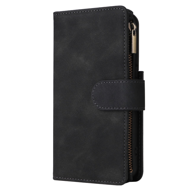 Multifunctional Frosted Zipper Wallet Leather Phone Case, For Samsung Galaxy S22+ 5G, For Samsung Galaxy A03s 166.5mm, For Samsung Galaxy A13 5G, For Samsung Galaxy A33 5G