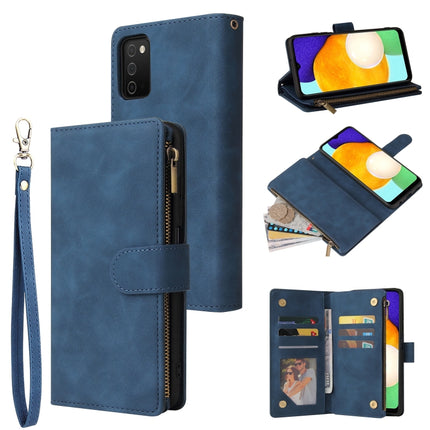 Multifunctional Frosted Zipper Wallet Leather Phone Case, For Samsung Galaxy S22+ 5G, For Samsung Galaxy A03s 166.5mm, For Samsung Galaxy A13 5G, For Samsung Galaxy A33 5G