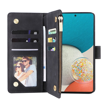 Multifunctional Frosted Zipper Wallet Leather Phone Case, For Samsung Galaxy A53 5G, For Xiaomi Redmi Note 11 Pro China, For Xiaomi Redmi Note 11 China