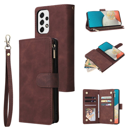 Multifunctional Frosted Zipper Wallet Leather Phone Case, For Samsung Galaxy A53 5G, For Xiaomi Redmi Note 11 Pro China, For Xiaomi Redmi Note 11 China