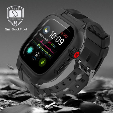RedPepper TPU + PC + Silicone Waterproof Watch Case For Apple Watch Series 9 / 8 / 7 41mm, For Apple Watch Series 9 / 8 / 7 45mm