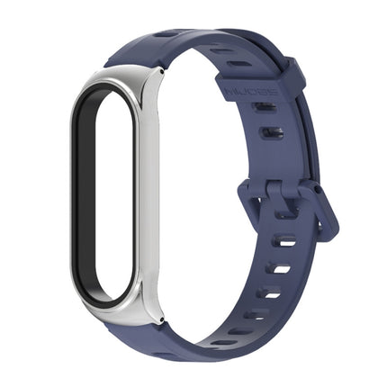 For Xiaomi Mi Band 6 / 5 Mijobs Flat Hole Silicone Watch Band, CS Case, Plus Case, GT Case
