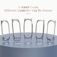 For Xiaomi Mi Band 6 / 5 / 4 / 3 Mijobs Flat Hole Silicone Watch Band, CS Case, Plus Case