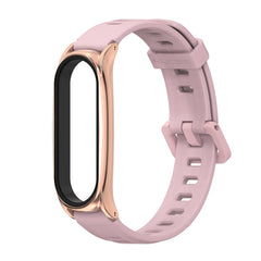 For Xiaomi Mi Band 6 / 5 / 4 / 3 Mijobs Flat Hole Silicone Watch Band, CS Case, Plus Case