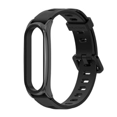 For Xiaomi Mi Band 6 / 5 / 4 / 3 Mijobs Flat Hole Silicone Watch Band, CS Case, Plus Case