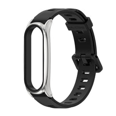For Xiaomi Mi Band 6 / 5 / 4 / 3 Mijobs Flat Hole Silicone Watch Band, CS Case, Plus Case