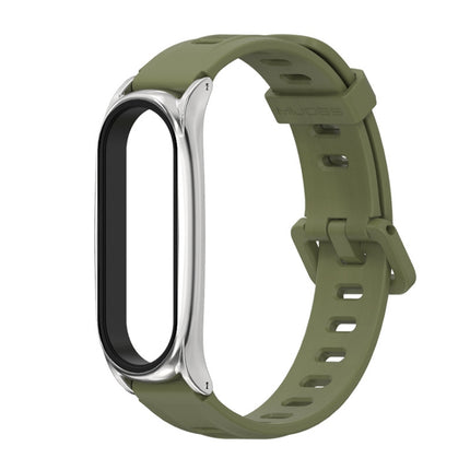 For Xiaomi Mi Band 6 / 5 Mijobs Flat Hole Silicone Watch Band, CS Case, Plus Case, GT Case