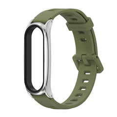 For Xiaomi Mi Band 6 / 5 / 4 / 3 Mijobs Flat Hole Silicone Watch Band, CS Case, Plus Case