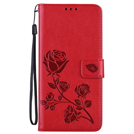 Rose Embossed Leather Phone Case, For Xiaomi Redmi 10C, For Huawei nova 8i, For Huawei nova 9, For Honor X8