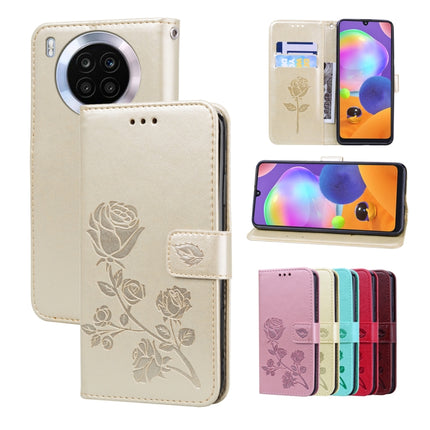 Rose Embossed Leather Phone Case, For Xiaomi Redmi 10C, For Huawei nova 8i, For Huawei nova 9, For Honor X8