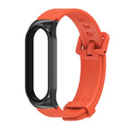 For Xiaomi Mi Band 6 / 5 / Orange+Black