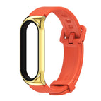 For Xiaomi Mi Band 6 / 5 / Orange+Gold