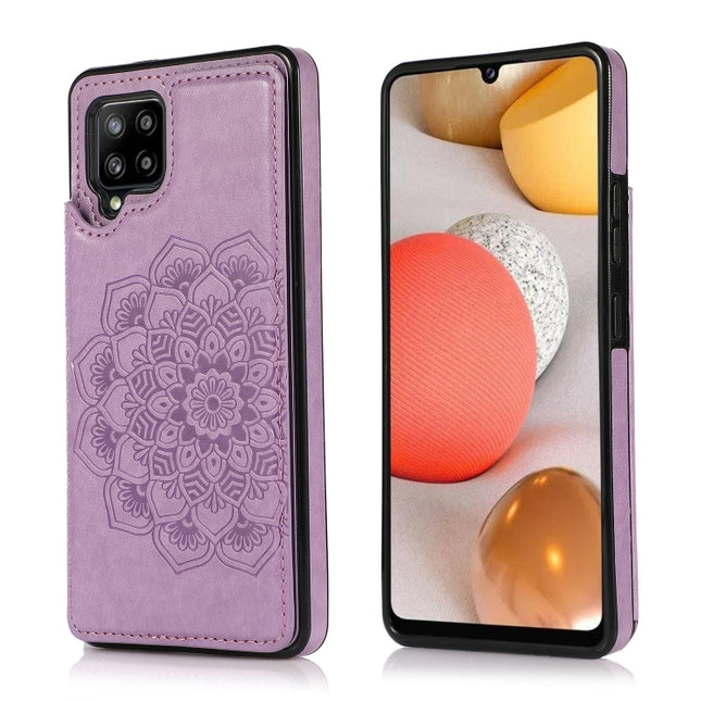 Double Buckle Mandala PU+TPU Phone Case, For Samsung Galaxy A42 5G, For Samsung Galaxy S21+ 5G, For Samsung Galaxy S21 Ultra 5G, For Samsung Galaxy S21 5G