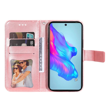 7-petal Flowers Embossed Flip Leather Phone Case, For Tecno Camon 18/18P, For Tecno Camon 18 Premier, For Infinix Hot 11S, For OPPO Realme C31 4G