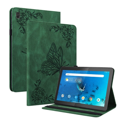 Butterfly Flower Embossed Leather Tablet Case, For Lenovo M10 Plus 10.3 TB-X606F/TB-X606X, For Lenovo Tab M10 TB-X605L/X605F, For Lenovo Tab M8 HD / M8 FHD, For Lenovo Tab M10 HD 2nd Gen TB-X306X/TB-X306F