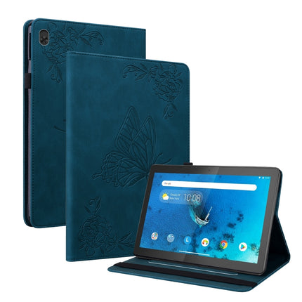 Butterfly Flower Embossed Leather Tablet Case, For Lenovo M10 Plus 10.3 TB-X606F/TB-X606X, For Lenovo Tab M10 TB-X605L/X605F, For Lenovo Tab M8 HD / M8 FHD, For Lenovo Tab M10 HD 2nd Gen TB-X306X/TB-X306F