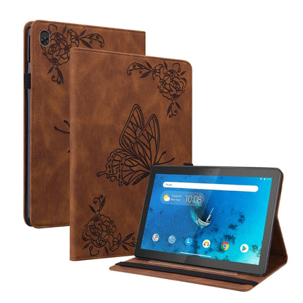 Butterfly Flower Embossed Leather Tablet Case, For Lenovo M10 Plus 10.3 TB-X606F/TB-X606X, For Lenovo Tab M10 TB-X605L/X605F, For Lenovo Tab M8 HD / M8 FHD, For Lenovo Tab M10 HD 2nd Gen TB-X306X/TB-X306F