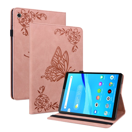 Butterfly Flower Embossed Leather Tablet Case, For Lenovo M10 Plus 10.3 TB-X606F/TB-X606X, For Lenovo Tab M10 TB-X605L/X605F, For Lenovo Tab M8 HD / M8 FHD, For Lenovo Tab M10 HD 2nd Gen TB-X306X/TB-X306F
