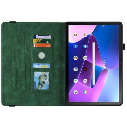 Butterfly Flower Embossed Leather Tablet Case, For Lenovo Tab M10 Plus 10.6 3rd Gen, For Lenovo Tab P11 TB-J606F
