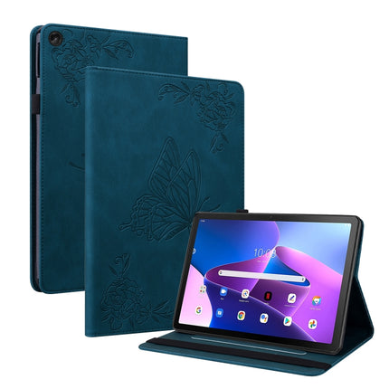 Butterfly Flower Embossed Leather Tablet Case, For Lenovo Tab M10 Plus 10.6 3rd Gen, For Lenovo Tab P11 TB-J606F