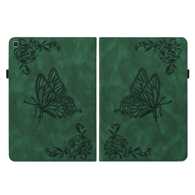 Butterfly Flower Embossed Leather Tablet Case, For Samsung Tab A 8.0 2019 T290/T295/T297, For Samsung Galaxy Tab A8 10.5 2021
