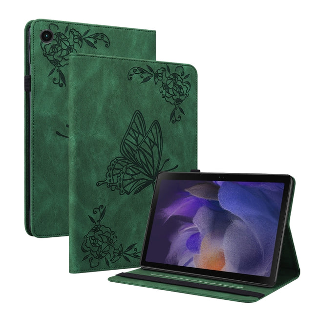 Butterfly Flower Embossed Leather Tablet Case, For Samsung Tab A 8.0 2019 T290/T295/T297, For Samsung Galaxy Tab A8 10.5 2021