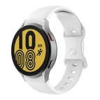 For Samsung Galaxy Watch4 Classic 46mm / Watch4 44mm / White