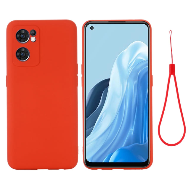 Pure Color Liquid Silicone Shockproof Full Coverage Phone Case, For OPPO Realme 9 Pro+ 5G Global, For OPPO Reno7 5G Global / Find X5 Lite, For Xiaomi Poco M4 Pro 4G Global