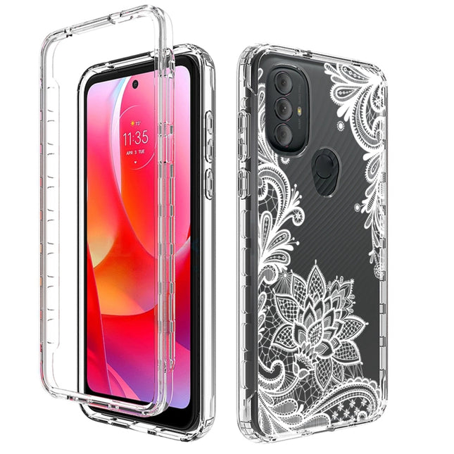 PC+TPU Transparent Painted Phone Case, For Motorola Moto G Power 2022, For Motorola Moto G Power 2021, For Motorola Edge 2021, For Motorola Moto G Play, For Motorola Moto G Stylus 5G 2021, For Motorola Moto G Pure, For Motorola One 5G Ace