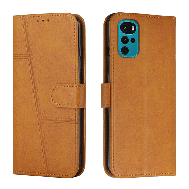 Stitching Calf Texture Buckle Leather Phone Case, For Motorola Moto G22, For Xiaomi Redmi 10 5G/Redmi Note 11E, For Xiaomi Redmi 10A/Poco C31/Redmi 9C, For Samsung Galaxy M23 5G/ Galaxy F23 Japan