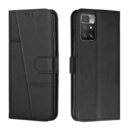 Stitching Calf Texture Buckle Leather Phone Case, For Motorola Moto G22, For Xiaomi Redmi 10 5G/Redmi Note 11E, For Xiaomi Redmi 10A/Poco C31/Redmi 9C, For Samsung Galaxy M23 5G/ Galaxy F23 Japan