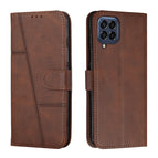 For Samsung Galaxy M53 / Brown