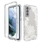 For Samsung Galaxy S21 FE 5G / White Flower