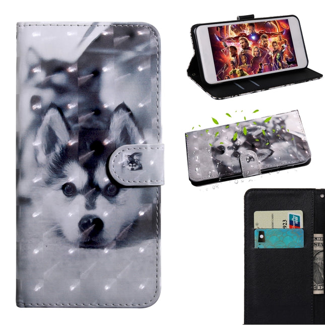 3D Painted Pattern Leather Phone Case, For OPPO A54 5G / A74 5G, For OPPO A94 5G / A95 5G