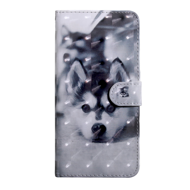 3D Painted Pattern Leather Phone Case, For OPPO A54 5G / A74 5G, For OPPO A94 5G / A95 5G