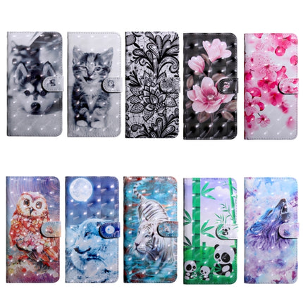 3D Painted Pattern Leather Phone Case, For OPPO A96 5G, For Xiaomi Redmi 10C Global