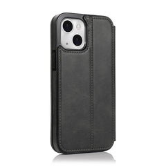 Knight Magnetic Suction Leather Phone Case, For iPhone 13 mini, For iPhone 13, For iPhone 13 Pro, For iPhone 13 Pro Max, For iPhone 12 mini