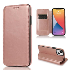 Knight Magnetic Suction Leather Phone Case, For iPhone 13 mini, For iPhone 13, For iPhone 13 Pro, For iPhone 13 Pro Max, For iPhone 12 mini