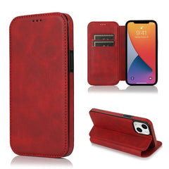 Knight Magnetic Suction Leather Phone Case, For iPhone 13 mini, For iPhone 13, For iPhone 13 Pro, For iPhone 13 Pro Max, For iPhone 12 mini