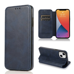 Knight Magnetic Suction Leather Phone Case, For iPhone 13 mini, For iPhone 13, For iPhone 13 Pro, For iPhone 13 Pro Max, For iPhone 12 mini