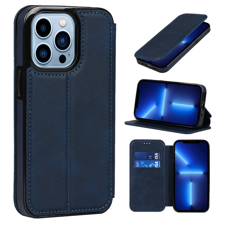 Knight Magnetic Suction Leather Phone Case, For iPhone 13 mini, For iPhone 13, For iPhone 13 Pro, For iPhone 13 Pro Max
