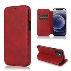 Knight Magnetic Suction Leather Phone Case, For iPhone 13 mini, For iPhone 13, For iPhone 13 Pro, For iPhone 13 Pro Max, For iPhone 12 mini