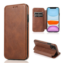 Knight Magnetic Suction Leather Phone Case, For iPhone 12 / 12 Pro, For iPhone 12 Pro Max, For iPhone 11, For iPhone 11 Pro, For iPhone 11 Pro Max