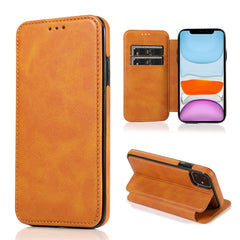 Knight Magnetic Suction Leather Phone Case, For iPhone 12 / 12 Pro, For iPhone 12 Pro Max, For iPhone 11, For iPhone 11 Pro, For iPhone 11 Pro Max